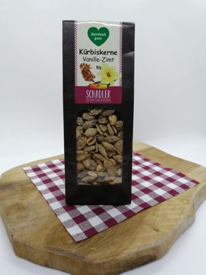 Kürbisknabberkerne Vanille-Zimt, 60 g