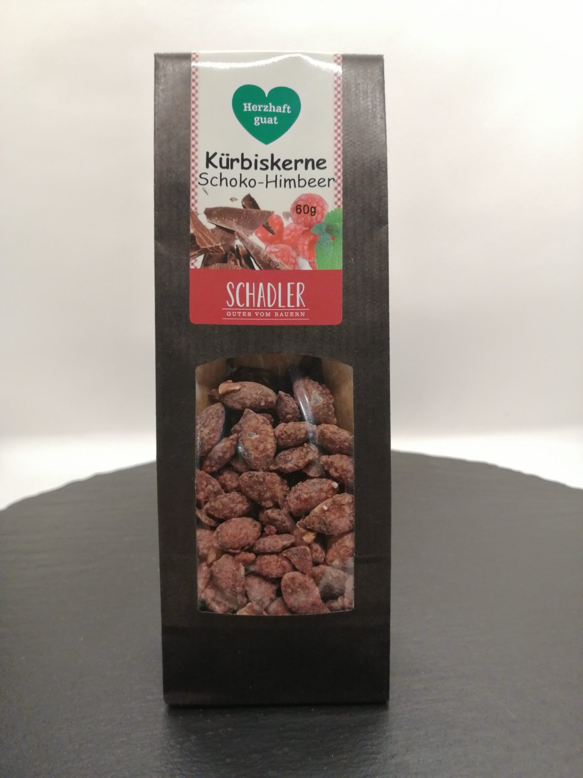 Kürbisknabberkerne Schoko-Himbeer