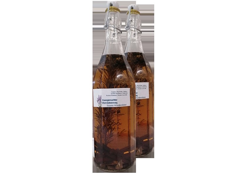 Dani's Räuberessig – hausgemachter Vierräuberessig (Kräuteressig, Bügelflasche)