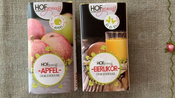 Apfel & Eierlikör Cremeschokolade