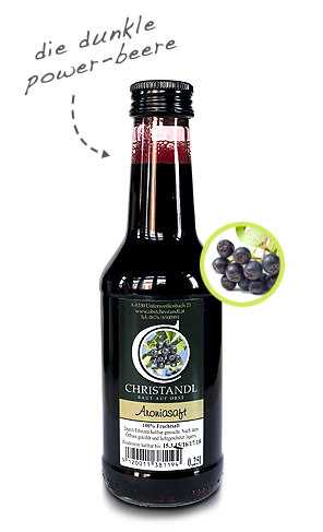 Aroniasaft ohne Zucker Aronia Austria - 250 ml