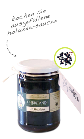 Hollerröster mit Holunderbeeren 380 ml