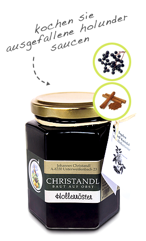 Hollerröster mit Holunderbeeren - 180 ml