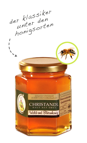 Wald- und Blütenhonig von Vulkanland Bienen - 250 g